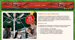 Desktop Screenshot of calefaccionexterior.com